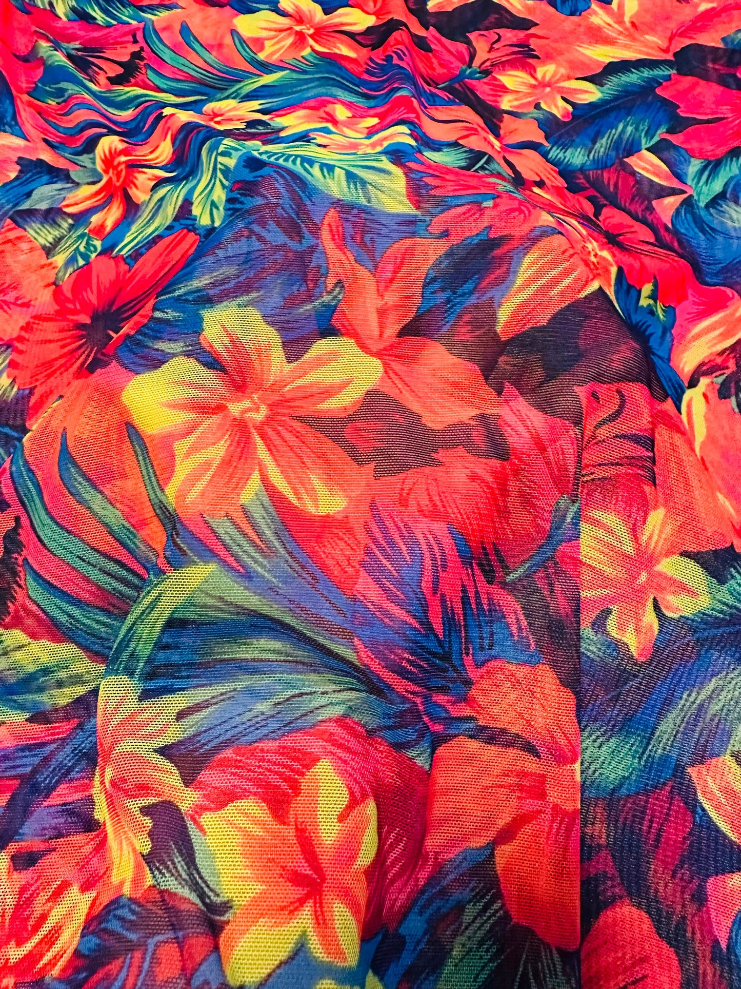 Hawaiian design colorful with bright colors print on nylon spandex and power mesh best quality 4-way stretch