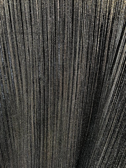 New Luxury Pleated stretch metallic velvet 4-way stretch 420G 4-way stretch 58/60” Sold by the YD.