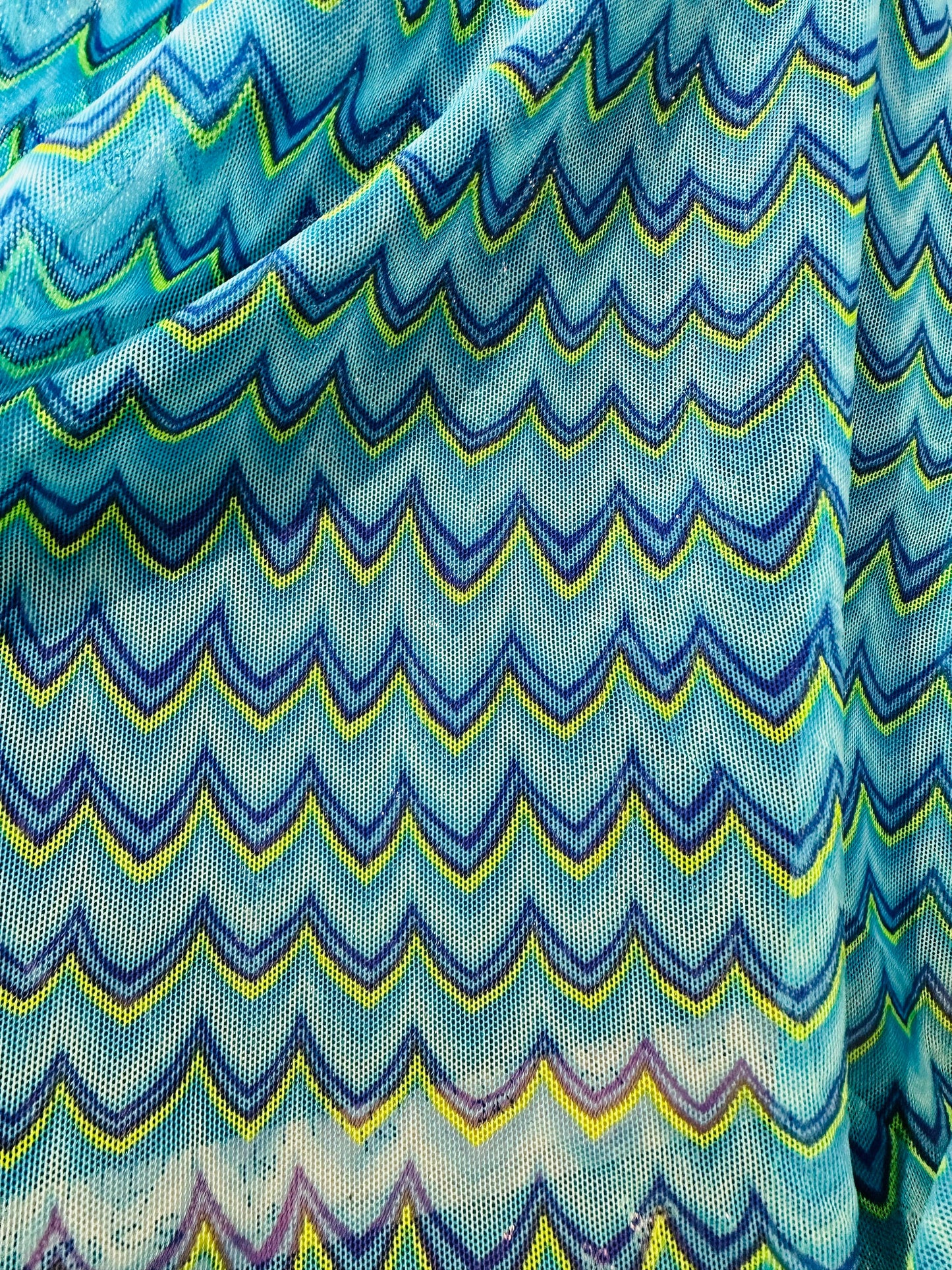 New fish scale design print on power mesh 4-way stretch 58/60” High quality fabrics by AlexLAFabrics