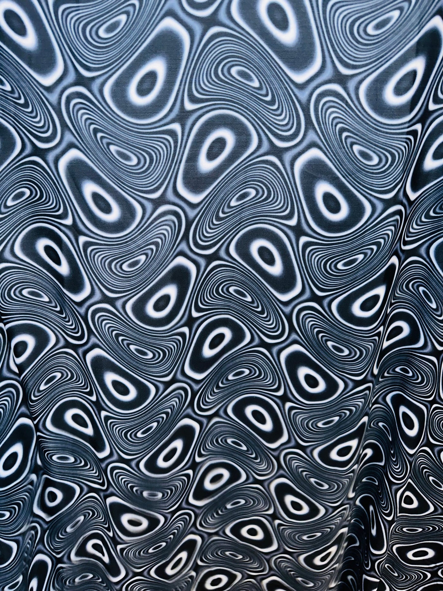 New modern abstract design black/white print on great quality of nylon spandex 4-way stretch