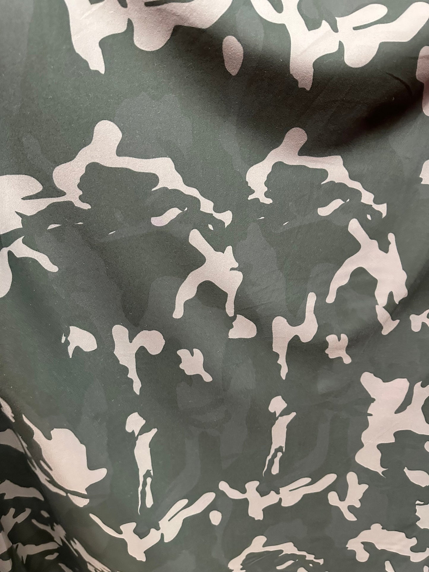 Camouflage design print on heavy nylon spandex 4-way stretch 58/60”