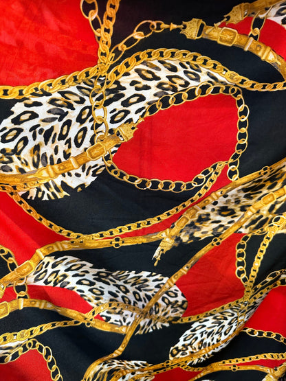 New modern design exotic animal print on great quality of poly spandex 4-way stretch 58/60”